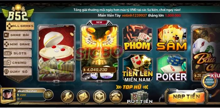 Sở hữu khối lượng game phong phú