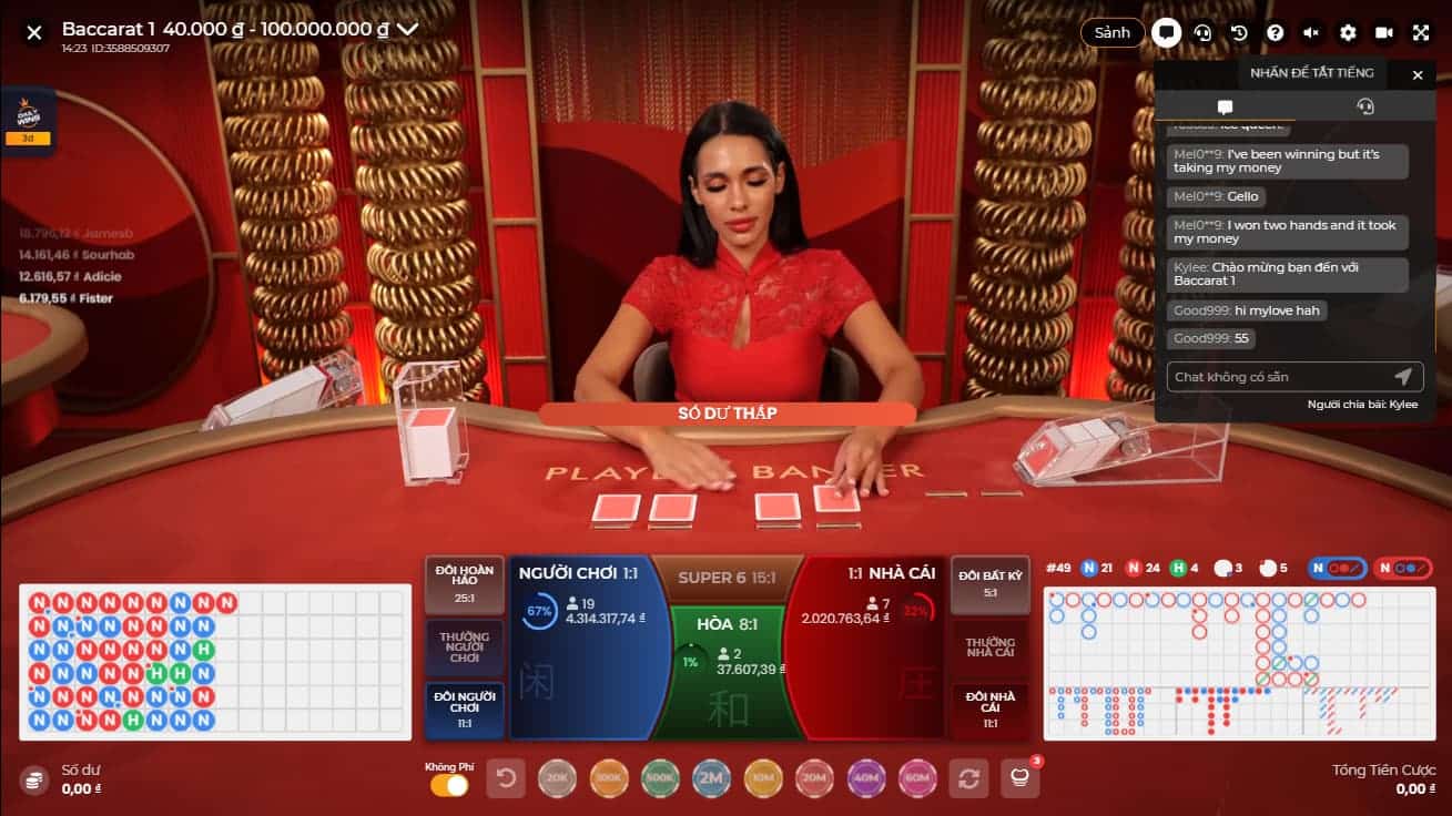 Chơi baccarat tại nhà cái uy tín J888